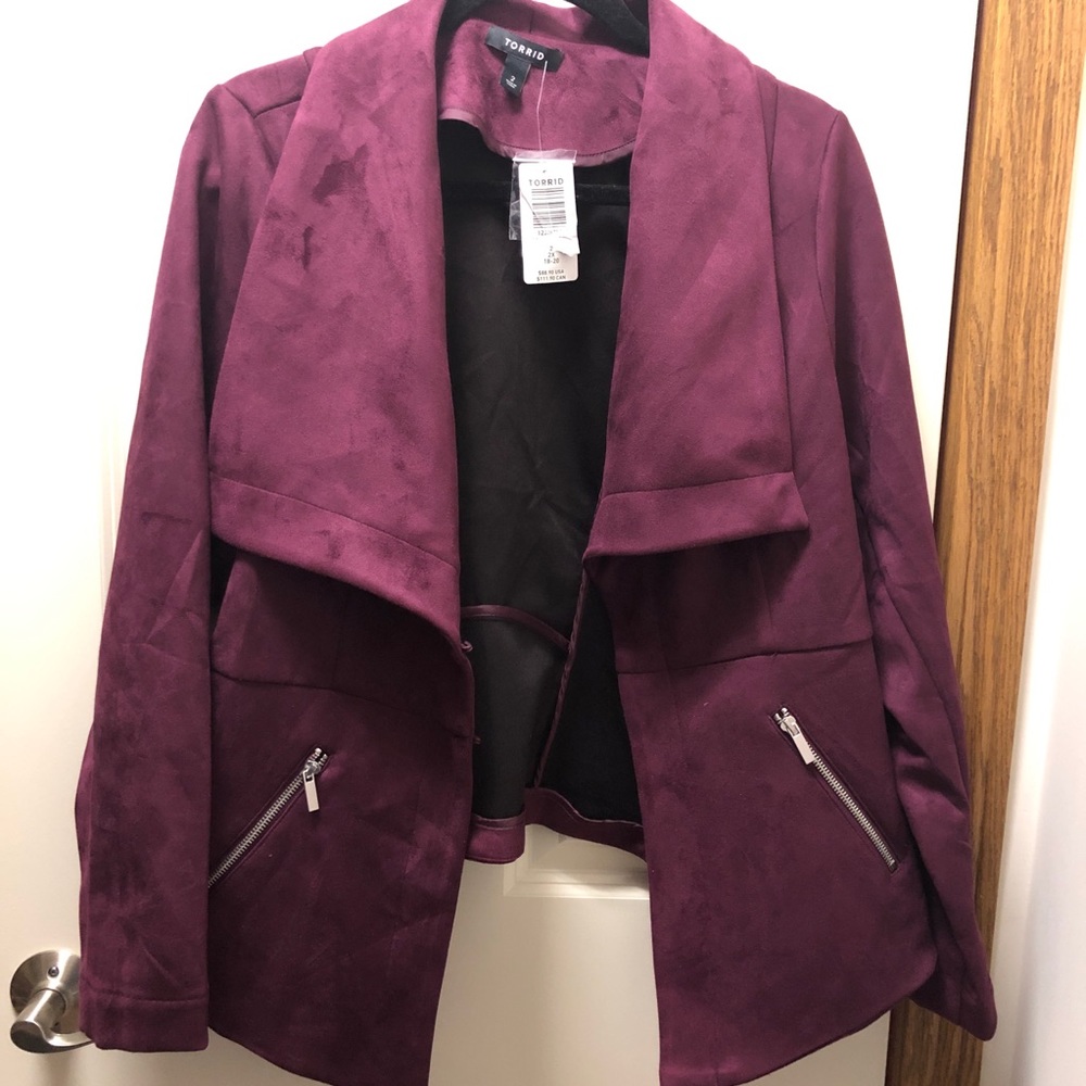 NWT Torrid Suede Jacket